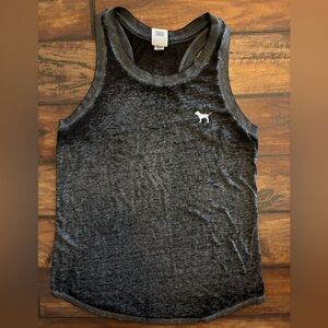 Like New PINK Victoria's Secret Heathered Gray Tank Top